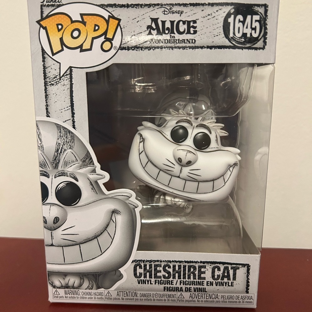 Funko Pop! Cheshire Cat Vinyl Figure - Black and White